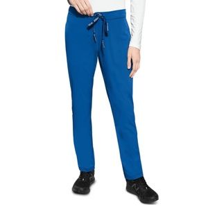 Med Couture Peaches Women's 4-Pocket Flat Front STRETCH Scrub Pants